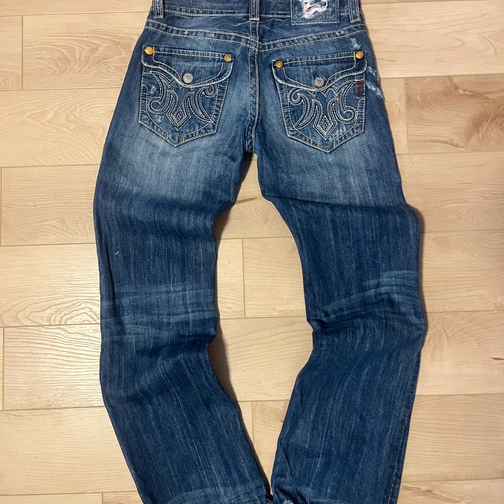 Men's Bootcut Jeans in Classic Blue